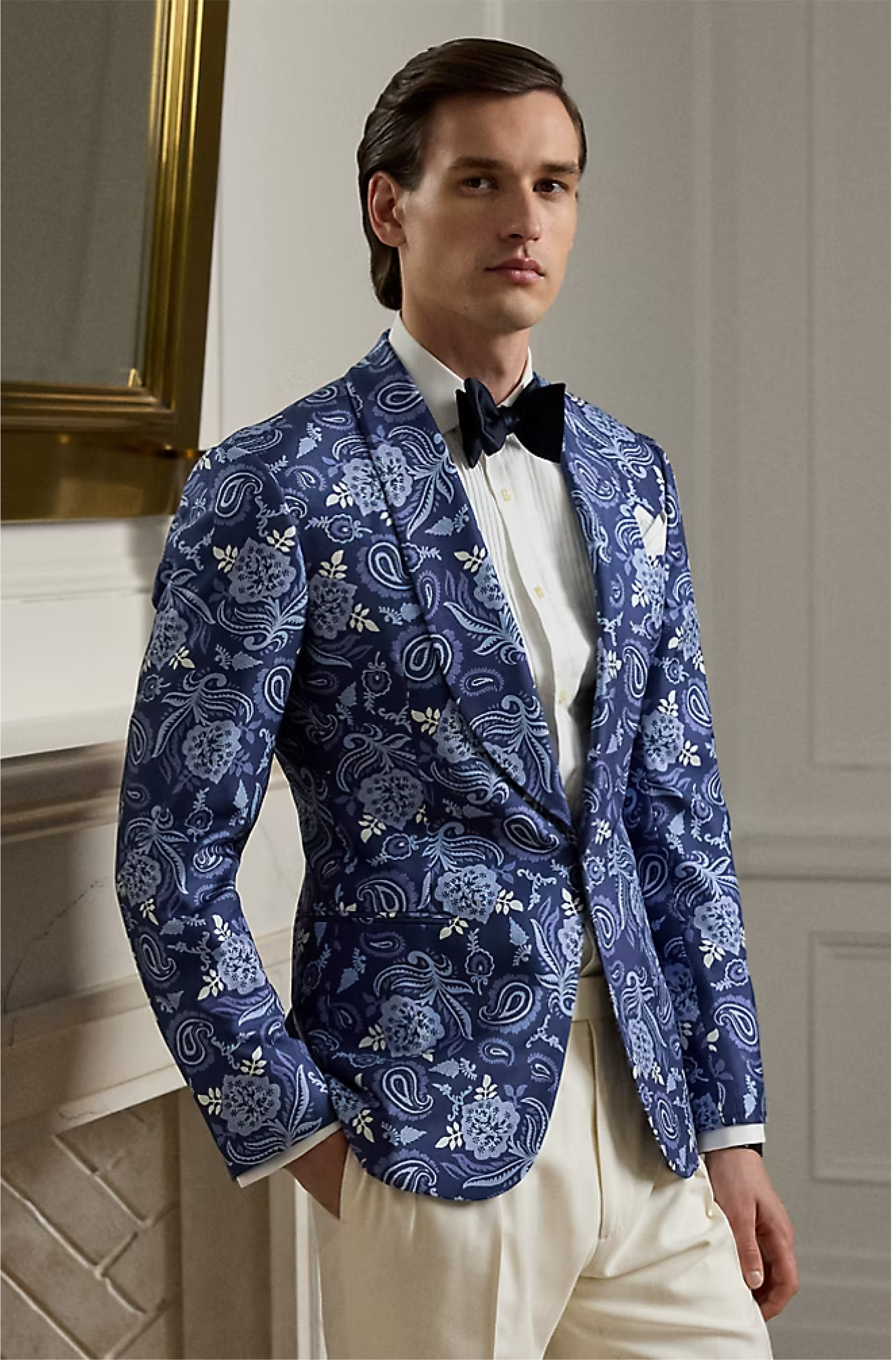 Kent Handmade Paisley Silk Jacket